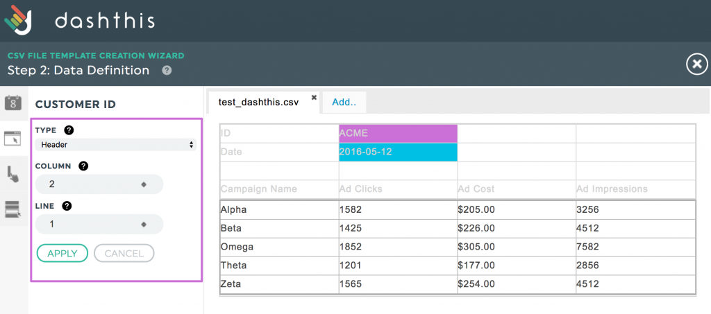 CSV - CustomerID